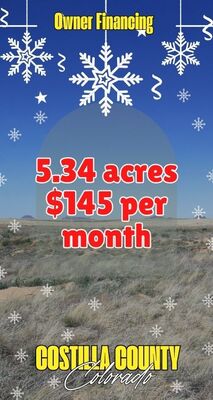 Acreage for Your Vision: 5.34 Acre for Only $145/Month!