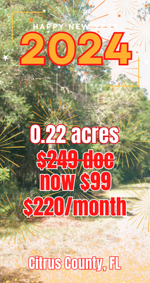 SOLD! Citrus Charm: 0.22 Acres, $220/Mo - Your Dream Awaits!