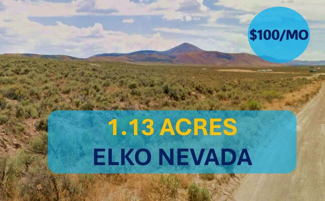 1.13 Acres In Elko Is Your Ideal Oasis in NV! Just $100 Mo
