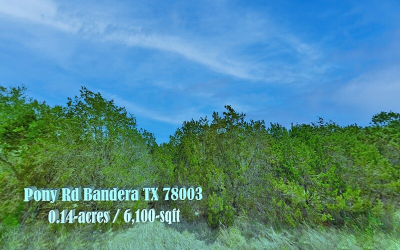 Terrain Lot For Sale in Bandera, TX - Lot 16 Pony Rd Bandera TX 78003