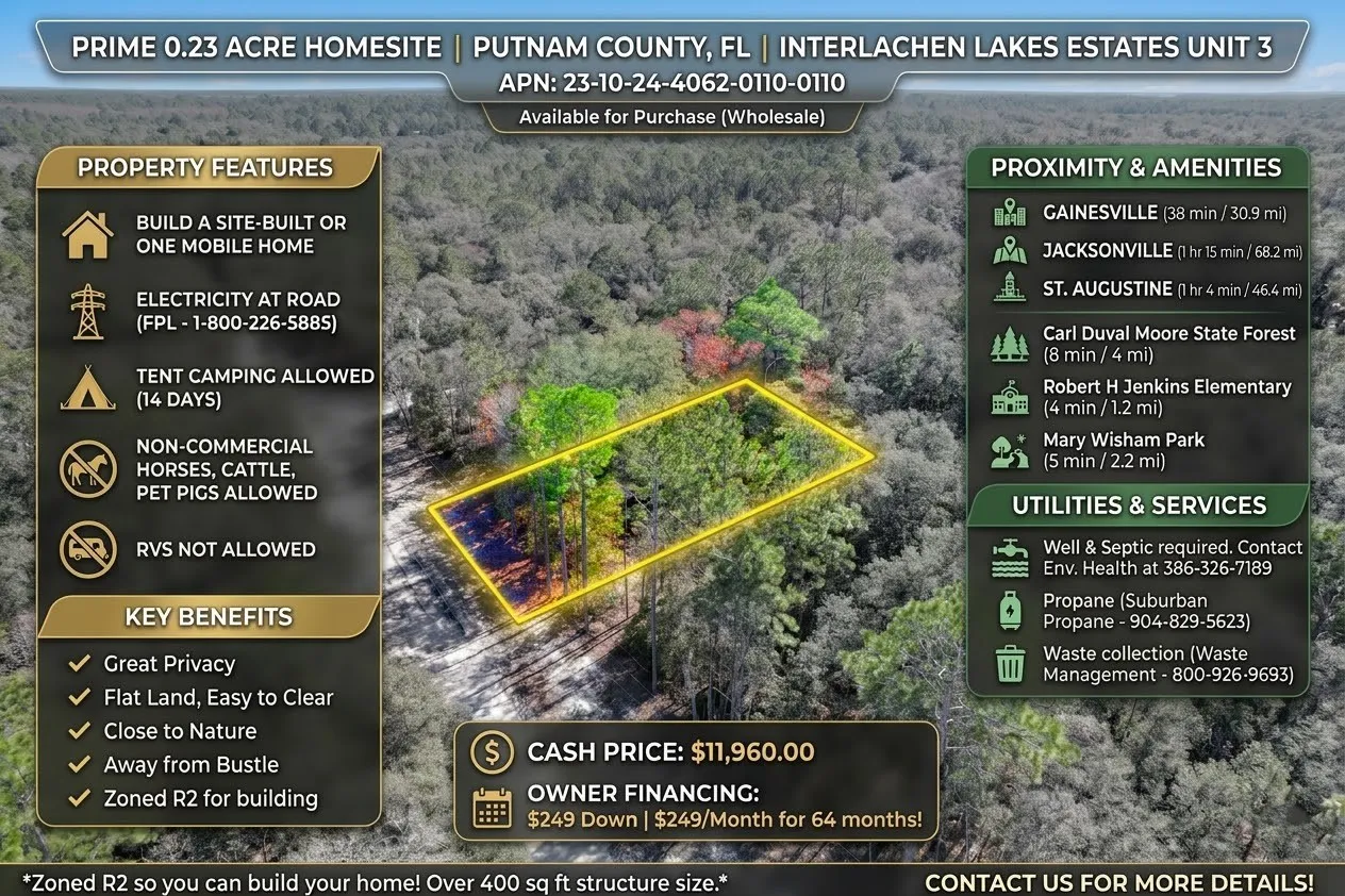 Putnam County - FL Land for Sale | Landmodo
