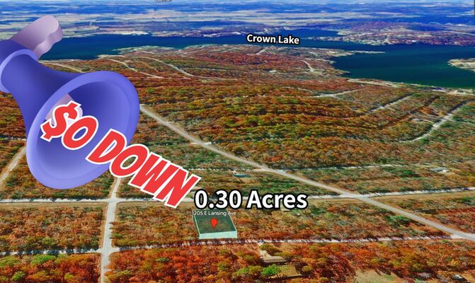 Discount Price $0 DOWN and $95/mo - 0.30 Acres Near Lake