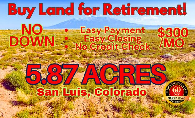 Dig into Great Adventure on Your Own 5.87 acres CO land!