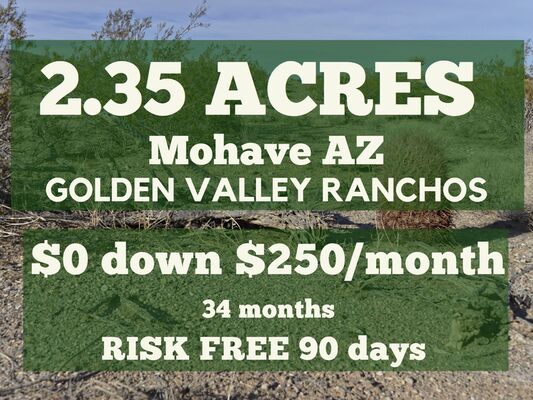 Discover  Ultimate Escape Piece of Land in Golden Valley, AZ