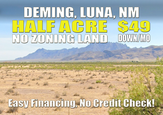 Prime Location! Half-Acre Lot in Luna, NM for Only $49 Down/Month!