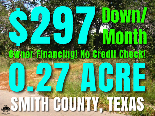 Just in! New Inventory in Smith County, TX!