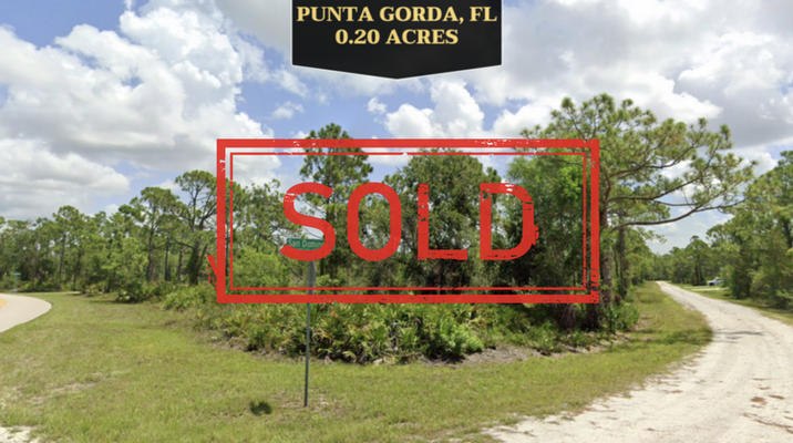 SOLD - 0.20-acre CORNER LOT in sunny Florida!