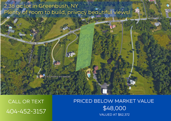 2.38 acre Private Country Living in Greenbush, NY