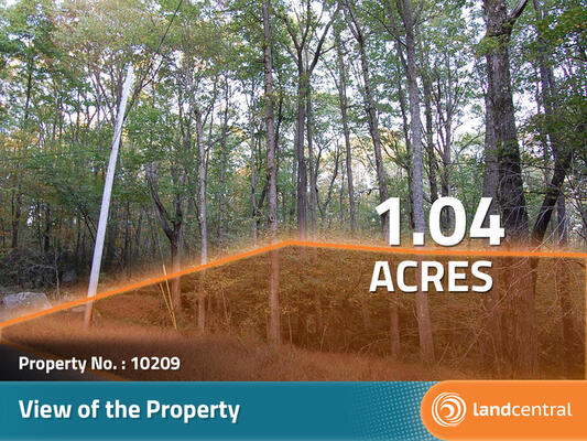 1.04 acres in Garrett County, Maryland - Less than $290/month