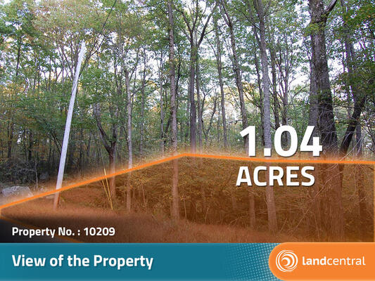 1.04 acres in Garrett County, Maryland - Less than $210/month