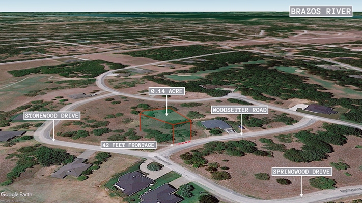 0.14 Acre in Whitney, Texas (only $200 a month)