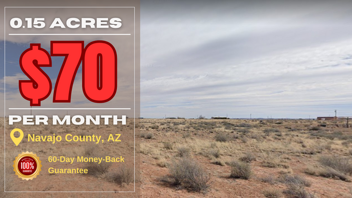 Get Tiny and Go Off-Grid: Navajo County's Best Deal at $70/month!