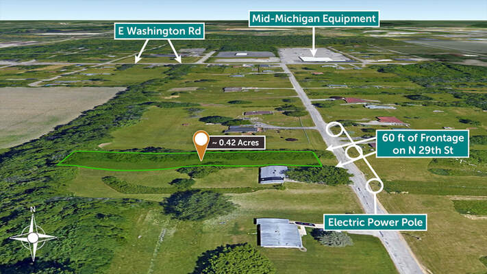 Larger Acreage on Tree-Lined Street – 0.42 Acres in Saginaw, Michigan 