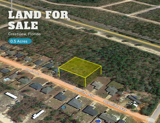 Half-Acre Homesite in Crestview, Florida - Minutes to Parks, Major Establishments!