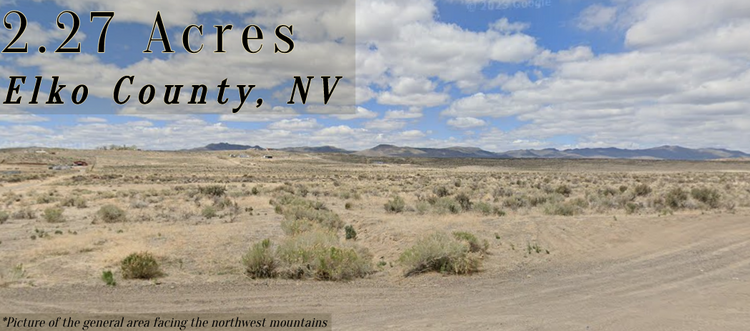 SOLD: Ditch the noise to find some PEACE on this 2.27 acre lot in Elko, NV