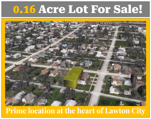 .16ac LAND lot in Lawton, OK