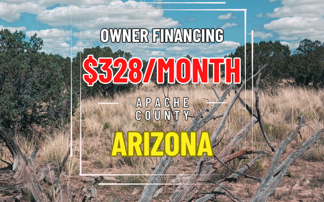 Prime Location - 5 Acres in Apache AZ! $328/mo ONLY!