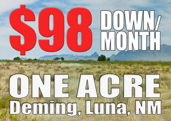 Cheap Double Lot for Only $98 Down/Month in Luna, NM!