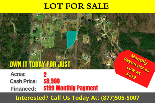 Don't Miss This Paradise, Beautiful 2 Acres Wooded Land with Owner Financing Options!!