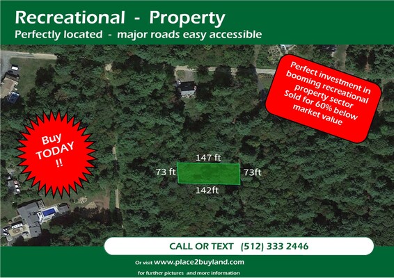Beautiful .24 ac property at Brookhaven Lake Estates, MA