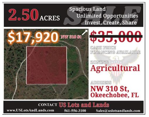 Start a Farm Life on these 2.50 Agricultural Acres!