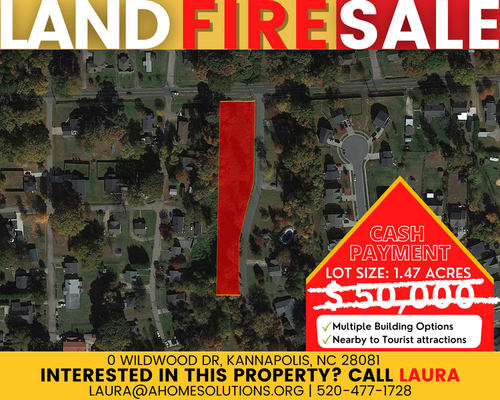 1.47-acre vacant land, 49% off compared to the same-sized lots sold in the area