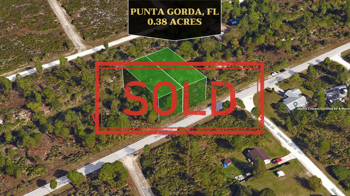 SOLD - 0.38-acre Double Lot w/ FL Canal Frontage!