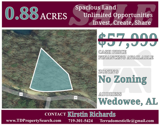 0.88ac Near Alabama's Best Kept Secret, Lake Wedowee