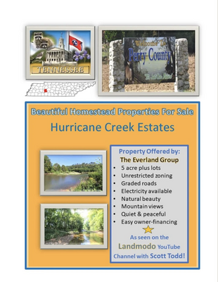 Unrestricted 5.01-Acre Property in Perry County, TN - 17 Minutes from Downtown Linden!