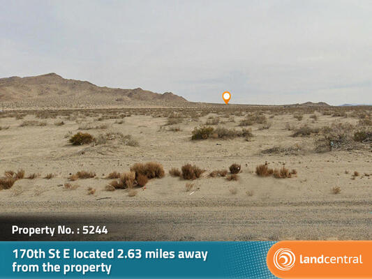 1.23 acres in Los Angeles County, California - Less than $360/month