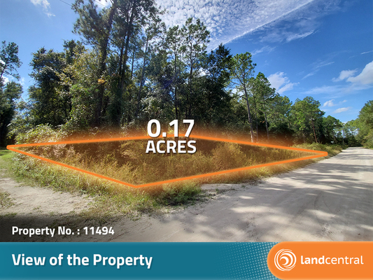 0.17 acres in Marion, Florida - Less than $140/month