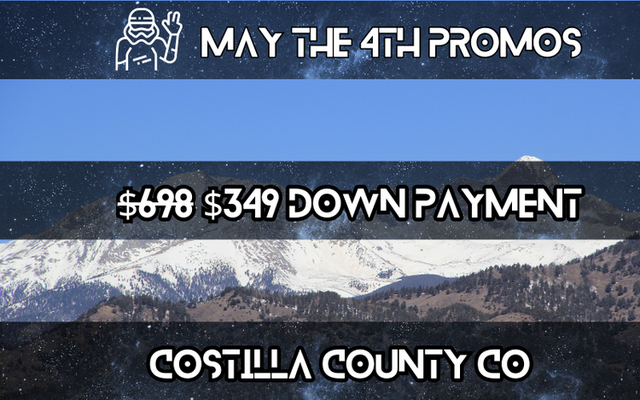 Blanca Peak- 5.04 acre property in Costilla, CO  @ $250/mo!