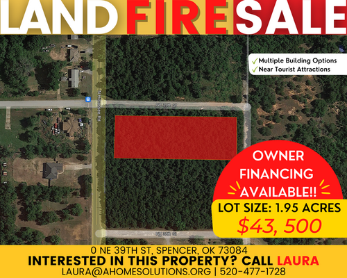 Perfect 1.95ac Build Site in Oklahoma City