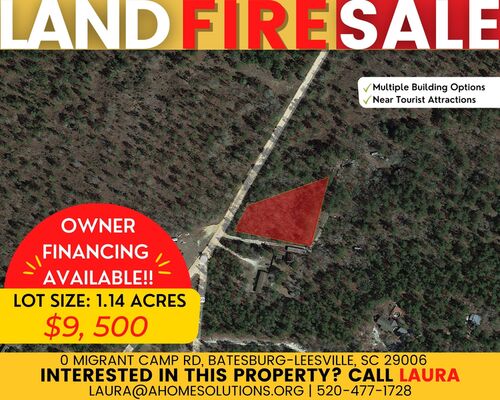 1.14-acre vacant land for your Dream Home! Mobile Homes or Modular Homes Allowed - Seller Financing Available!