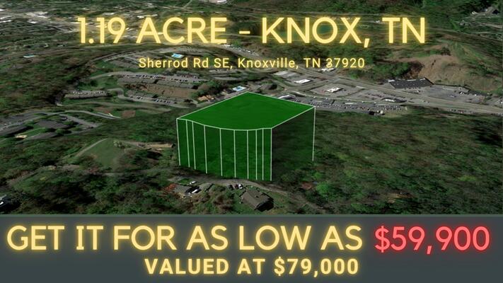 Valentine's Special! Amazing 1.19 Acre Land in Knoxville, TN!