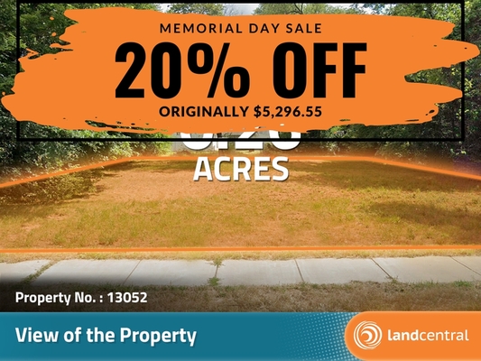 0.26 acres in Peoria County, Illinois - Less than $180/month