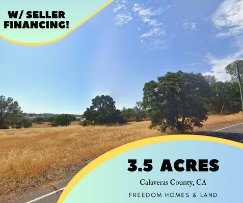 Raise your own in this 3.5 acre lot in Copperopolis, CA!