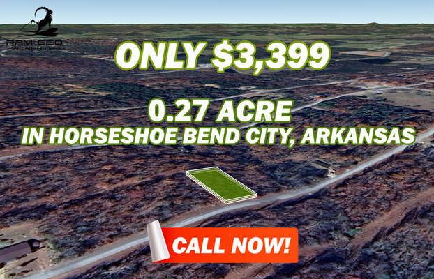 Own 0.27 Acres in Horseshoe Bend, Izard County, AR!
