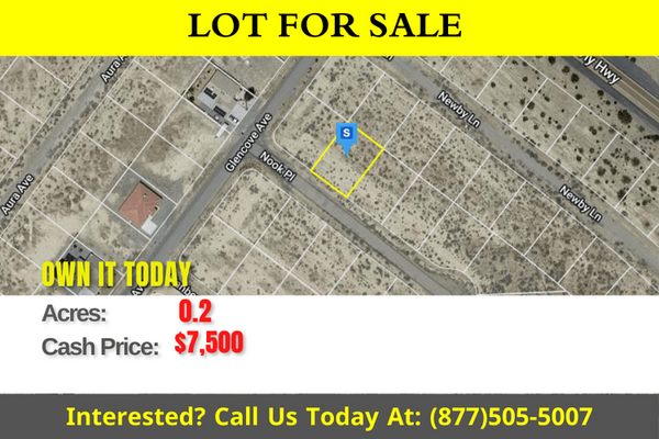 GREAT OPPORTUNITY 0.2 acres land for sale; In Northern Pahrump Area; Mountain Views Estates.