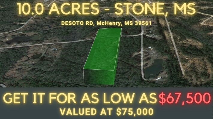 Build Your Forest Dream Home in this Breathtaking 10-Acre Lot in Stone County, MS!