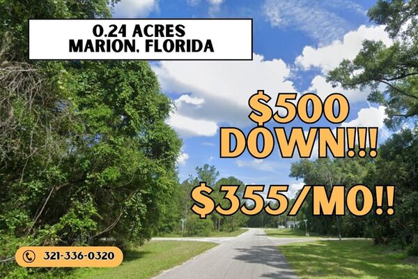 Seize Your Dream: .24 Acres in Marion, FL Paradise!