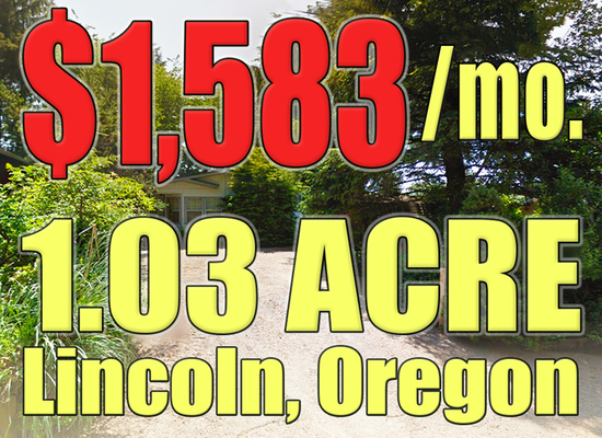 Incredible Coastal Lifestyle on this 1.03 1.03-acre lot in Lincoln City, OR!