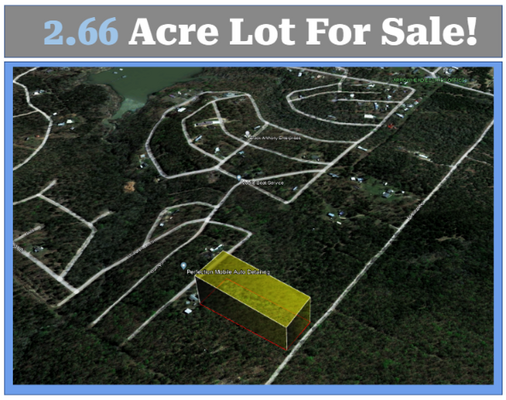 2.66ac raw LAND with great view potential!