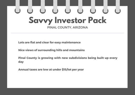 1.89 acres in Pinal County, Arizona - Less than $470/month