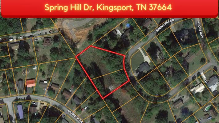 Own this beautiful Lot in Kingsport, TN! Nestled in a Desirable Neighborhood!