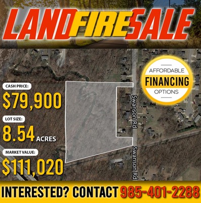 New & Seasoned Investors Don’t Miss these Opportunistic 8.54 Acres!