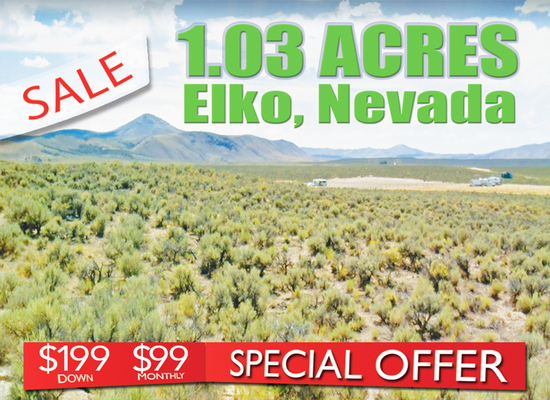 Impressive 1.03-Acre Lot in Elko County, Nevada! Only $99/Month
