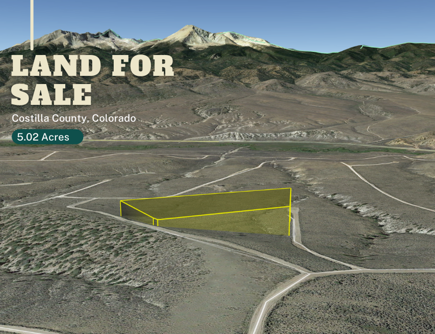 5.02-acre Piece of Raw Land in Colorado - Mountain Views Here