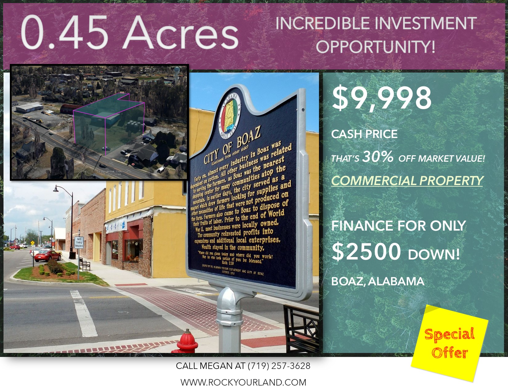 Main St, Boaz, Marshall, Alabama, 35957 Land for Sale Landmodo