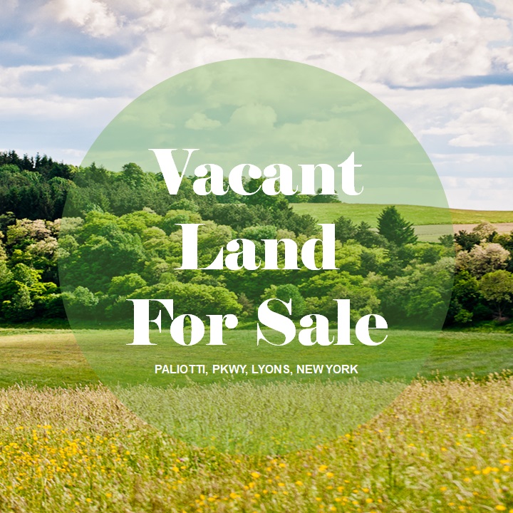 Beautiful Land For Sale in Paliotti Parkway, Lyons, NY